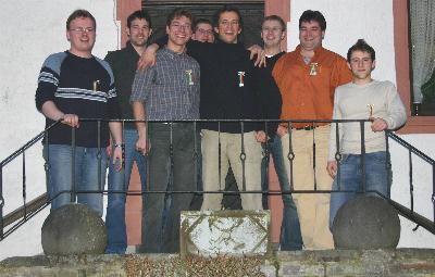 Raffer und Läufer mit Vorstand