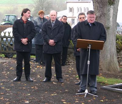 Paul Ludwig mit B�rgermeistern bei der Hauptrede