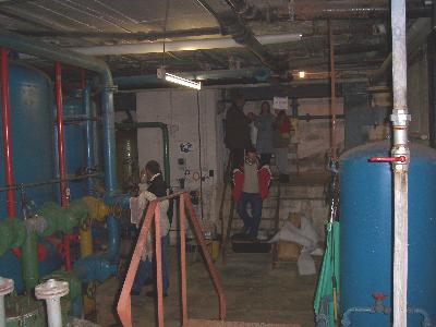 Besichtigung der Heiz- und Umw�lzanlage