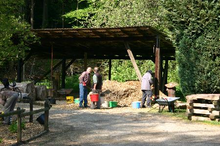 Flei�ige B�rger bei der Arbeit