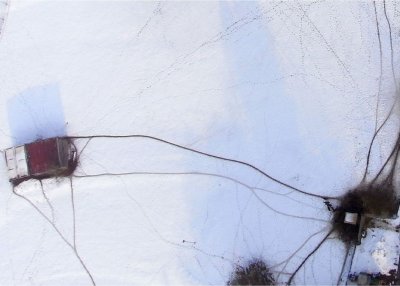 Spuren im Schnee - Burgfrieden