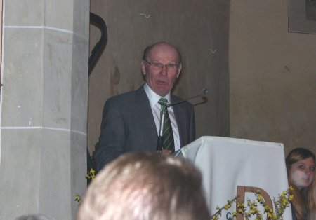 Nikolaus Geisen bei der Laudatio